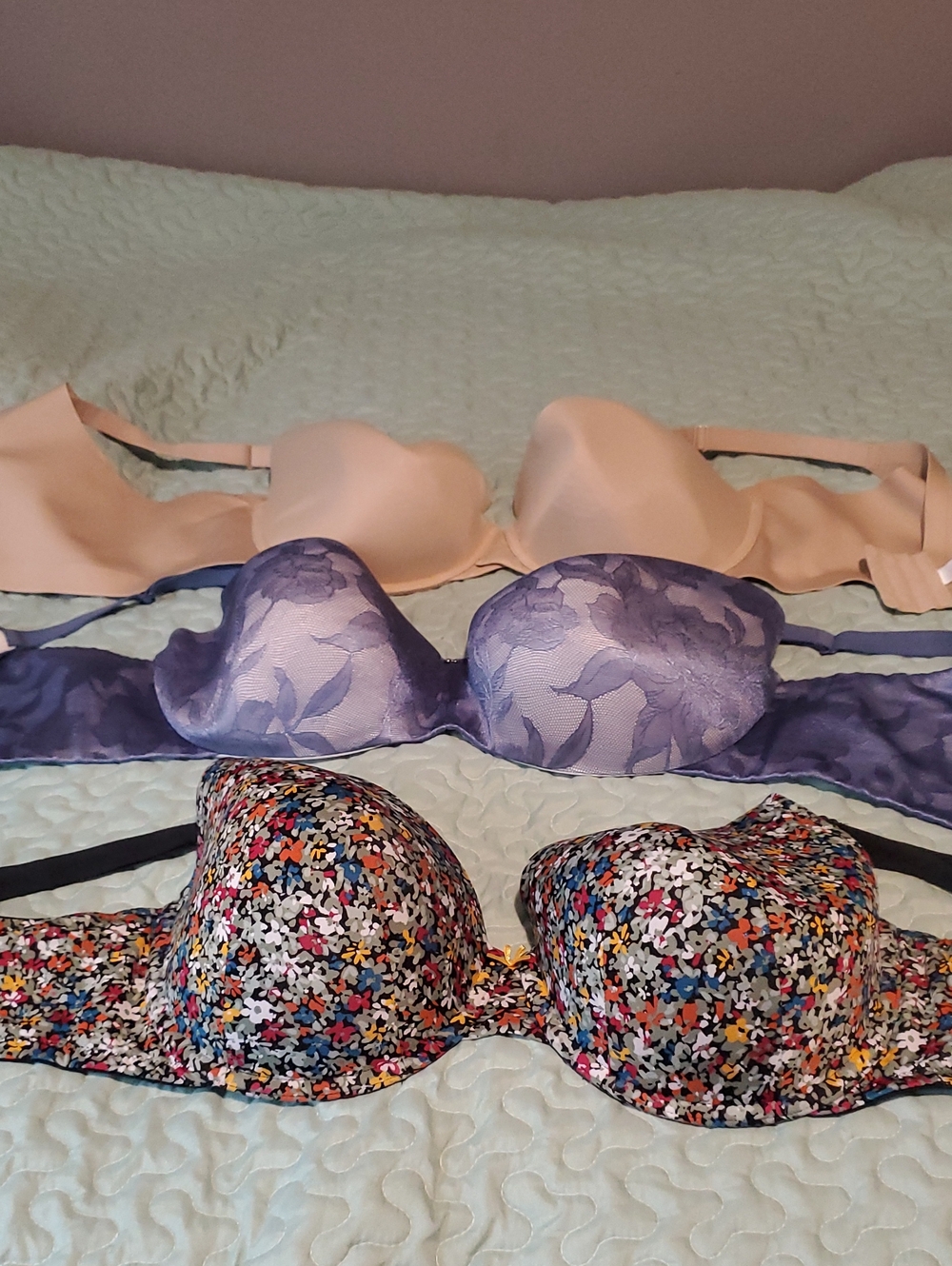 3 Cacique Size 46DD Bras